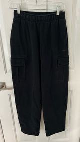 Aritzia TNA Sweatfleece Cargo Sweatpants Black Size XS Photo 0