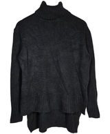 Joe Fresh Women's Small S P Black Acrylic‎ Turtleneck Sweater Long Sleeve Photo 0