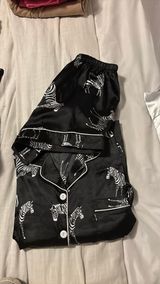 Leopard Pajama Set Black Photo 0