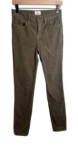 J.Crew Lookout High Rise Skinny Corduroy Pants Olive‎ Green Size 26 RN77388 Photo 0