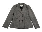 Anthropologie Mare Mare Blazer Women XS Black White Tweed Double Breasted Femme Photo 0