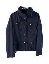 Zara Women's Size‎ XL Navy Blue Lightweight Parka Coat Jacket Photo 0