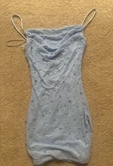 Windsor Mini Dress Blue Sparkly Photo 0