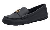 NWT COACH Womens Sculpted C Leather Driver Loafer Shoes Midnight Navy Blue 7.5B Photo 0