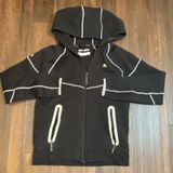 Jo+Jax Empowered Dance Academy Zip Hoodie Black Contrast Stitch Large Activewear Photo 0