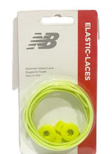 New Balance Elastic Shoe Laces Tough Easy Quick Pair Neon Yellow‎ NEW Photo 0
