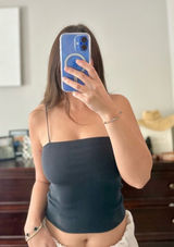American Eagle Navy Blue Ribbed tank Photo 0