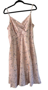 Allegra‎ K Floral Sundress Summer Casual Spaghetti Strap Dress Pink Size L Photo 0