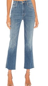 Mother High Waisted Rascal Ankle Fray Jeans Photo 0