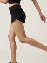 Black Women's High-Waist Performance Shorts Photo 0