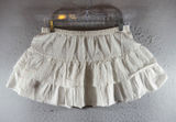 John Galt 1606 | NWT PacSun Tiered Ruffle Cotton Mini Skirt White Womens XS/S OS‎ Photo 0