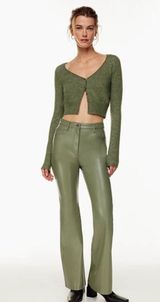 Aritzia Wilfred Melina Bitter Sage Pants New With Tags Photo 0