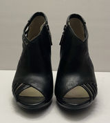 Calvin Klein Laraine Burnished Nappa High Heels Open Toe Black Women's Size 8M Photo 0