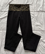 Lululemon Athletica Womens Black Camo‎ High Rise Leggings Pants Yoga Activewear Photo 0