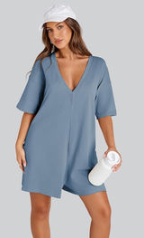 Aerie Romper Blue Photo 0
