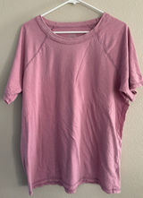 Aerie Shirt Womens M Purple Distressed Oversized Boho Soft Lounge Sporty Casual Photo 0