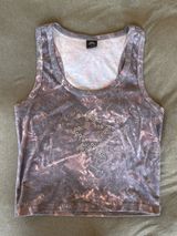 Urban Outfitters BDG Star Grommet Graphic Camo Print Tank Top Photo 0