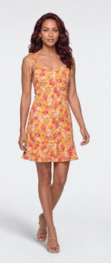 Wild Fable Sundress Floral Yellow Summer Photo 0