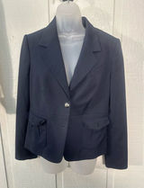 The Limited Women’s Navy Single Button Blazer Size Medium EUC Photo 0