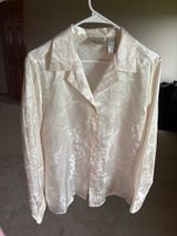 Silk Button Up White Size M Photo 0