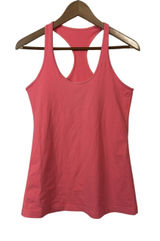 Lululemon Racerback Tank Top Womens 6 Pink Scoop Neck Activewear Gym Yoga Photo 0