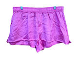 Pink Victoria’s Secret Silky Satin Boxer Pajama Shorts Sz L Pink NWT Photo 0