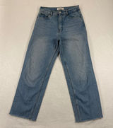 Reformation Montauk Jeans Light Wash High Rise Wide Leg‎ Crop Size 25 Photo 0