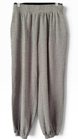 OGL Double Waistband Light Gray Jogger Sweatpants Women’s Size Medium Photo 0