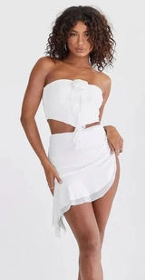 Princess Polly Lovell Ruffle Set White Photo 0