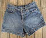 BKE Size 29 Denim High Rise Blue Jean Shorts Retro Vintage Cotton Button Fly Photo 0
