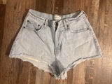 Abercrombie 90s Relaxed Cutoff Denim Shorts – High Rise Photo 0