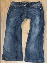 Rock revival Stephanie capri crop cropped blue jeans denim Photo 0