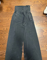 flare low rise fold pants Photo 0