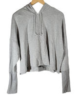 Nike Yoga Women's Dri-Fit Gray Cropped Hoodie Sweatshirt Training XL Photo 0