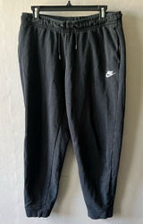 Nike Sportwear Black Mid Rise Joggers Size Large Photo 0