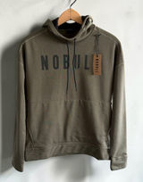 NOBULL Womens Coffee Heather Hoodie Sweatshirt Olive Green XS‎ NWT Photo 0