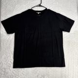 Madewell Black Cotton Relaxed Oversize Tee Size S Short Sleeve Minimalist Basic Photo 0