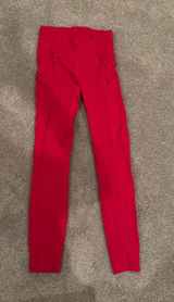 Lululemon Leggings High-Rise Red Photo 0