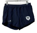 Under Armour Heat Gear Loose Shorts Women’s Size Med Blue Running Sporty Active Photo 0