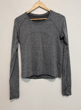 Lululemon Swiftly Tech Gray Long Sleeve T-Shirt Size 10 Photo 0