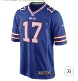 Men's Buffalo Bills Josh Allen Nike Royal Team Game Player Jersey Photo 0