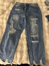 Shein Dark Wash Baggy Jeans Photo 0