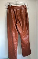 Abercrombie and Fitch Belted faux leather Ankle Pants Photo 0