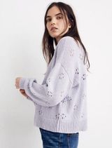 Madewell Pointelle Knit Crewneck Sweater 759 Photo 0