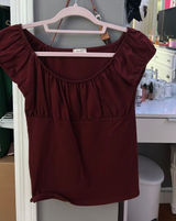 PacSun Top Burgundy Photo 0