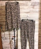 Victoria’s Secret cheetah print pajamas set animal print size medium lounge wear Photo 0