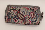 Vera Bradley All‎ In One Crossbody Wallet Womens OS Grey Pink Paisley RFID Photo 0