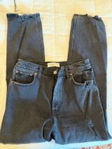 Black Abercrombie Ultra 90s High-Rise Jeans Photo 0