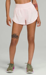 Lululemon Track That High-Rise Lined Short 3" Strawberry Milkshake Light Pink 8 Photo 0
