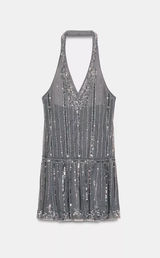 Zara sheer sequin dress  Photo 0
